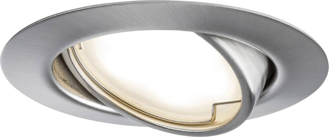 Paulmann 93414 Base Spot encastrable LED LED 5 W fer (brossé)