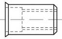 TOOLCRAFT TO-5444208 Ecrou à sertir en aveugle M8 acier 100 pc(s)