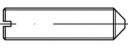 TOOLCRAFT TO-5448207 Vis sans tête M6 20 mm laiton 100 pc(s)