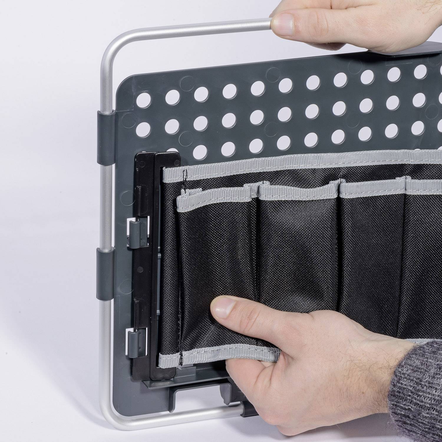 Allit 457990 ProServe Textile P 6 Plateau de rangement (L x l x H) 390 x 10 x 165 mm