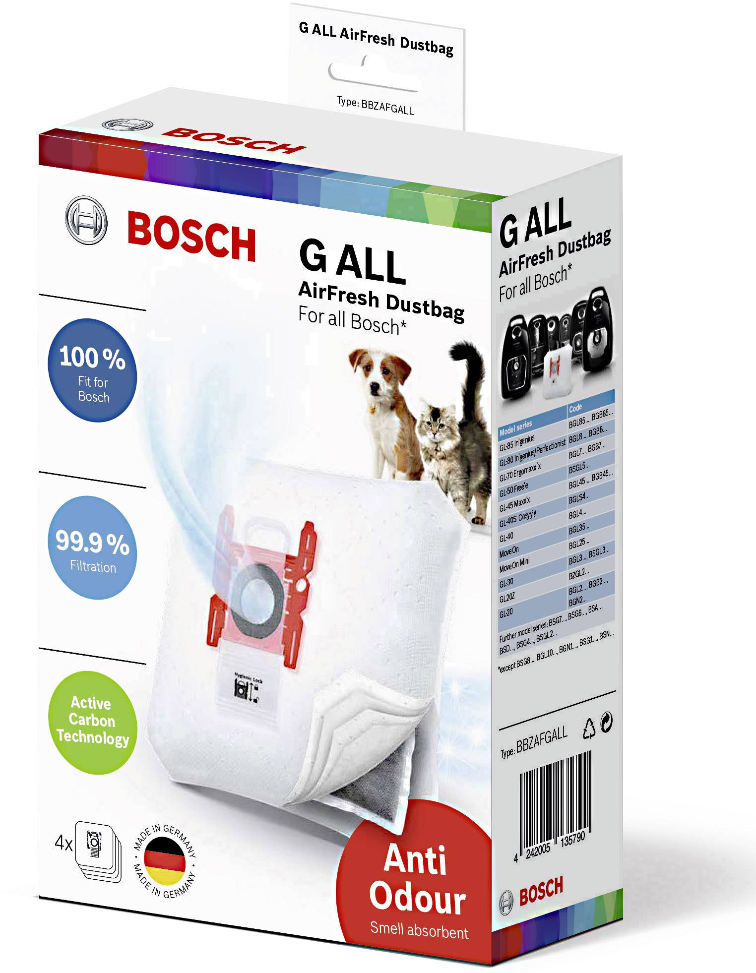 Bosch Haushalt BBZAFGALL Sac pour aspirateur