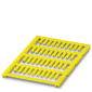 Phoenix Contact 0827513 UC-WMCO 1,6 (12X3) YE Marqueur de câble Type de montage: à pousser Surface de marquage: 12 x 3 mm jaune
