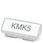 Une touche blanche portant l'inscription 'KMK5', probablement partie intégrante d'un clavier ou d'un dispositif technique.