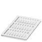 Phoenix Contact 0832103 UCT-WMCO 4,1 (23X4) Marqueur de câble Type de montage: à clipser Surface de marquage: 23 x 4 mm blanc