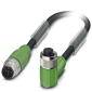 Câble de raccordement Phoenix Contact SAC-5P-M12MS/ 0,6-PUR/M12FR SH 1501029 0.60 m Nombre de pôles: 5 1 pc(s)
