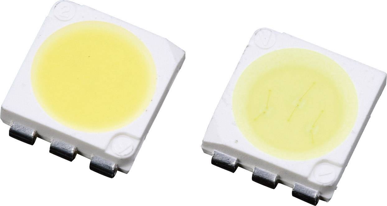 Lumimicro LMTP553AWZ Si LED CMS PLCC6 blanc ambre 7500 mcd 120 ° 20 mA, 20 mA, 20 mA 2.8 V, 2.8 V, 2.8 V