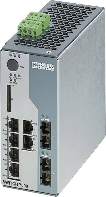 Commutateur Ethernet industriel Phoenix Contact FL SWITCH 7006/2FX-EIP 2701419 1 pc(s)