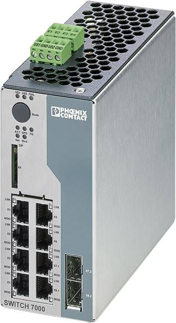 Commutateur Ethernet industriel Phoenix Contact FL SWITCH 7006-2GC-EIP 2701554 1 pc(s)