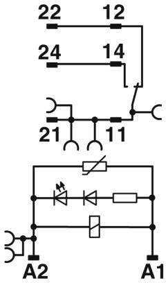 Phoenix Contact RIF-1-RSC-LV-120AC/1X21MS Module relais 10 pc(s)