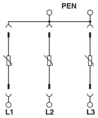 Phoenix Contact 2920450 VAL-MS 580/3+0 Dispositif antisurtension 1 pc(s)