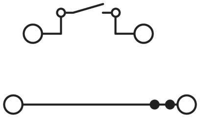Phoenix Contact 3044640 Bloc de jonction à couteau de sectionnement 5.2 mm raccord à vis gris 50 pc(s)