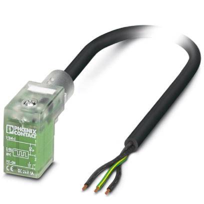 Câble pour capteurs/actionneurs - SAC-3P-10,0-PUR/CI-1L-R-ES Phoenix Contact 1401617 noir 1 pc(s)