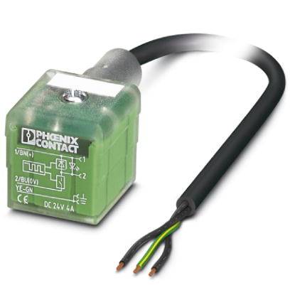 Câble pour capteurs/actionneurs - SAC-3P- 1,5-PUR/A-1L-R-ES 4A Phoenix Contact 1400827 noir 1 pc(s)