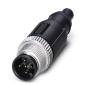 Fiche de raccordement pour capteurs/actionneurs Phoenix Contact SAC-5P-M12MS BK BR 1-2-4 1054366 Nombre de pôles: 5 1 pc(s)