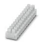 Bornier domino Phoenix Contact EC 4 TR 3240170 flexible: 0.50-4 mm² rigide: 0.50-4 mm² Nombre de pôles (num): 24 transparent 10