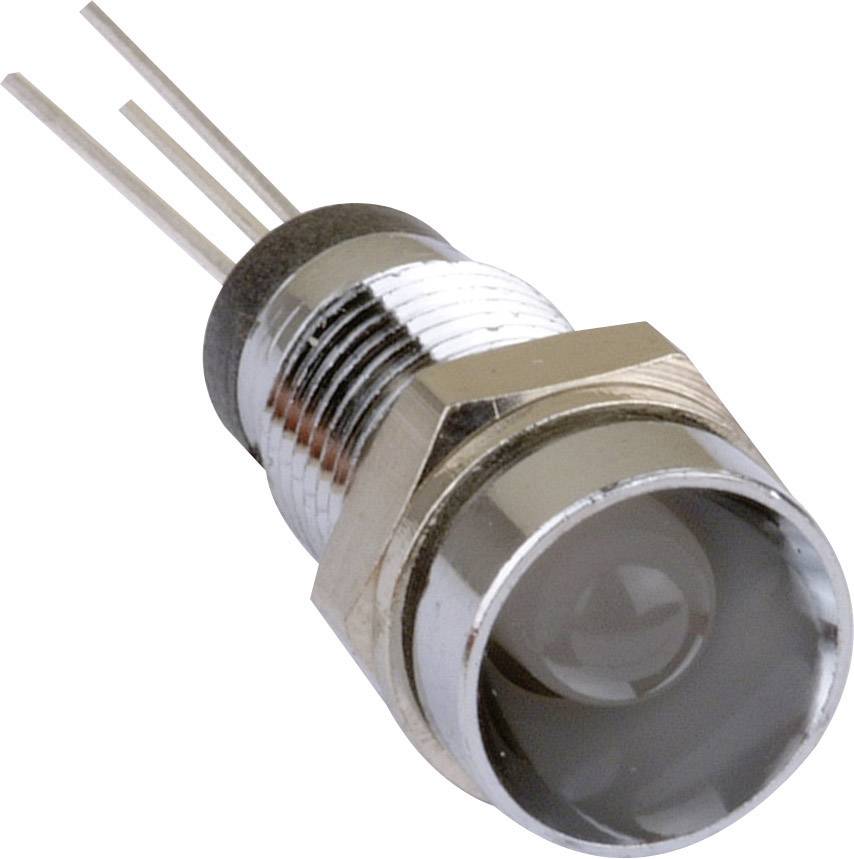 Un bouton-poussoir métallique à trois broches, adapté pour l'installation dans des circuits électroniques, représenté sur un fond blanc.