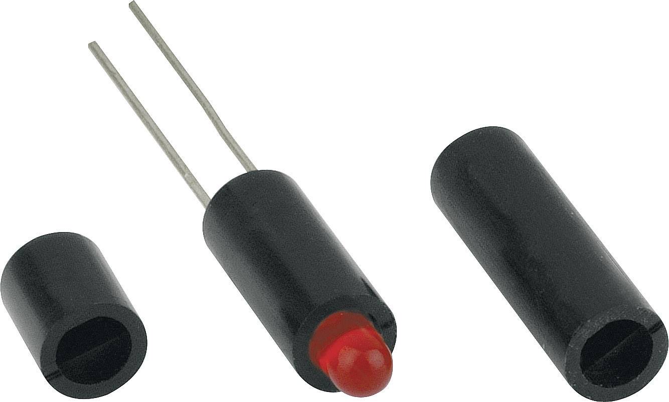 Entretoise LED Mentor 2819.5152 simple noir Adapté pour (LED) LED 5 mm