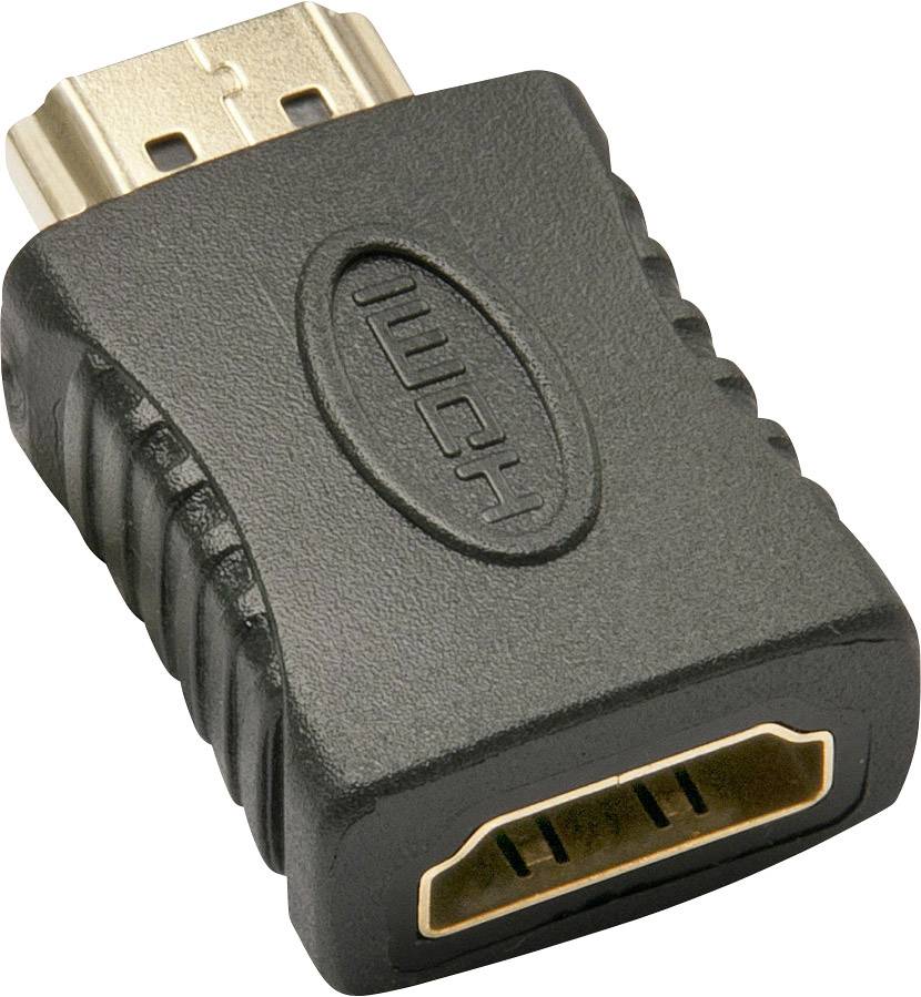 LINDY 41232 HDMI Adaptateur [1x HDMI femelle - 1x HDMI mâle] noir