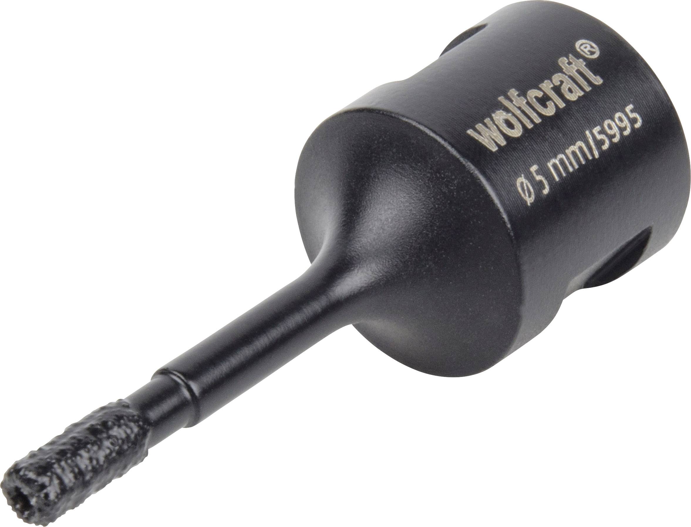 Scie à découper 'Wolfcraft' avec un diamètre de disque de 5 mm, numéro de modèle 5995, noir, adaptée pour le perçage et la coupe précis.