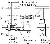 Mentor 1216.1003 Conduit de lumière rigide montage sur carte, insertion en force