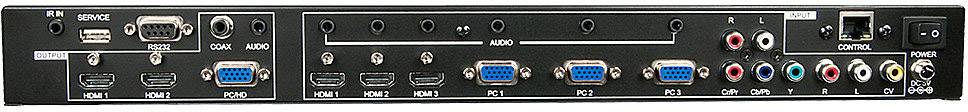 LINDY AV Conversion Switch und Splitter Répartiteur HDMI noir