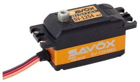 Savöx Servomoteur standard SV-1254MG numérique Matériau entraînement: métal Système de connecteur: JR