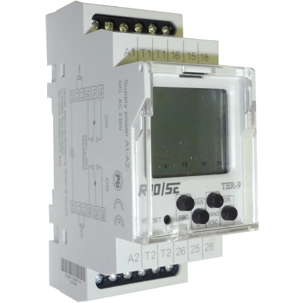 Rose LM Thermostat d'armoire TER-9 230 V/AC 2 inverseurs (RT) (L x l x H) 90 x 35.5 x 64 mm 1 pc(s) Rose LM Thermostat d'armoire TER-9 230 V/AC 2 inverseurs (RT) (L x l x H) 90 x 35.5 x 64 mm 1 pc(s)