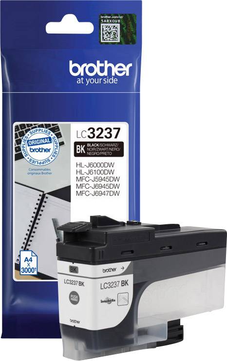 Brother Encre LC-3237BK d'origine noir LC3237BK
