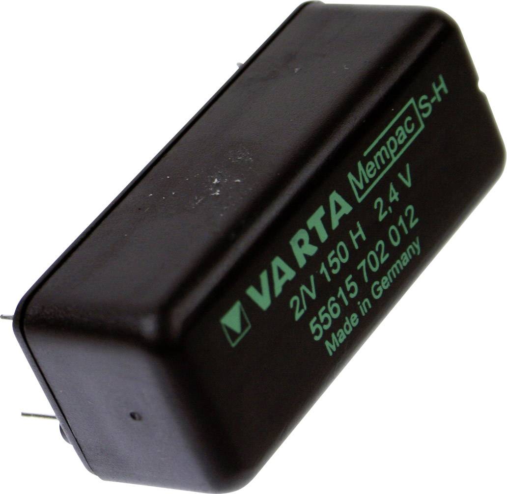 Varta Mempac 2/V150H Pile bouton rechargeable Mempec NiMH 150 mAh 2.4 V 1 pc(s)