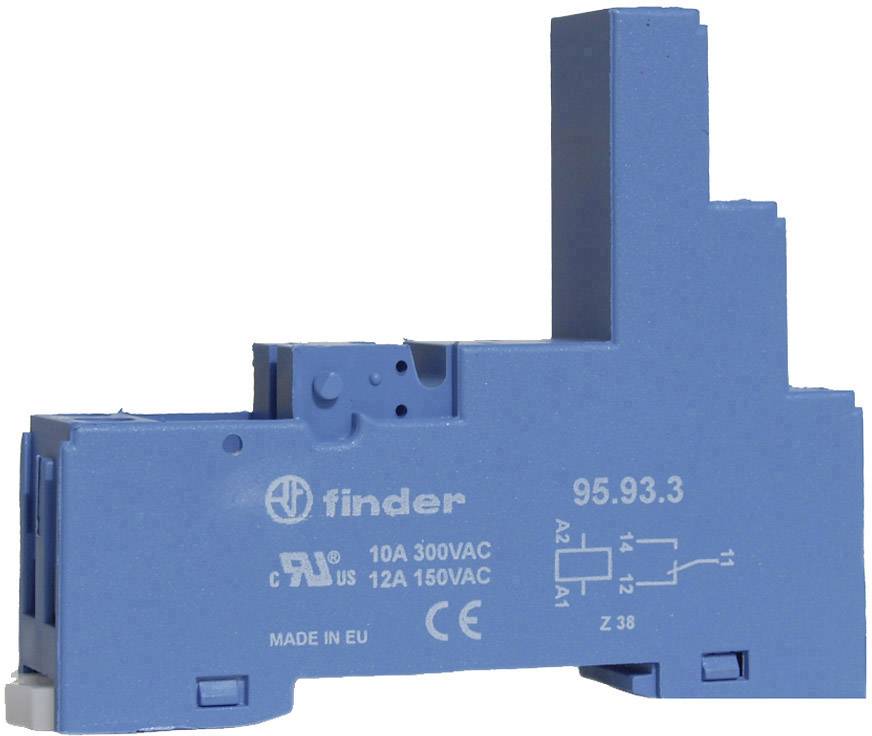 Finder 95.93.3 Support relais Finder 40.31 (L x l x H) 81.9 x 15.5 x 64.8 mm 1 pc(s)