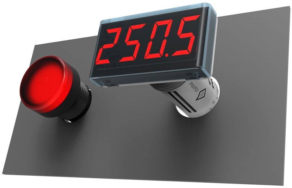 akYtec ITP16 Appareil de mesure numérique à encastrer