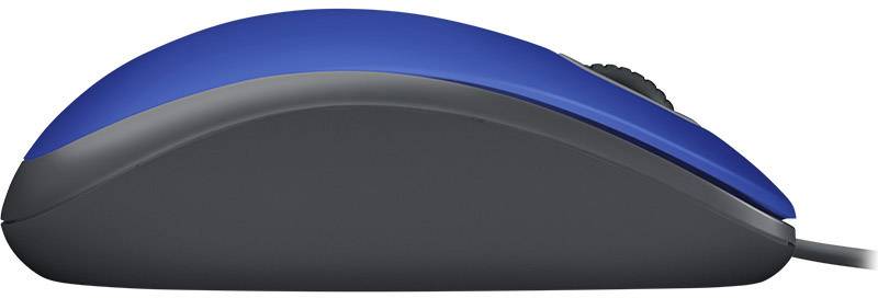 Logitech M110 SILENT Souris USB optique bleu 3 Boutons 1000 dpi molette intégrée
