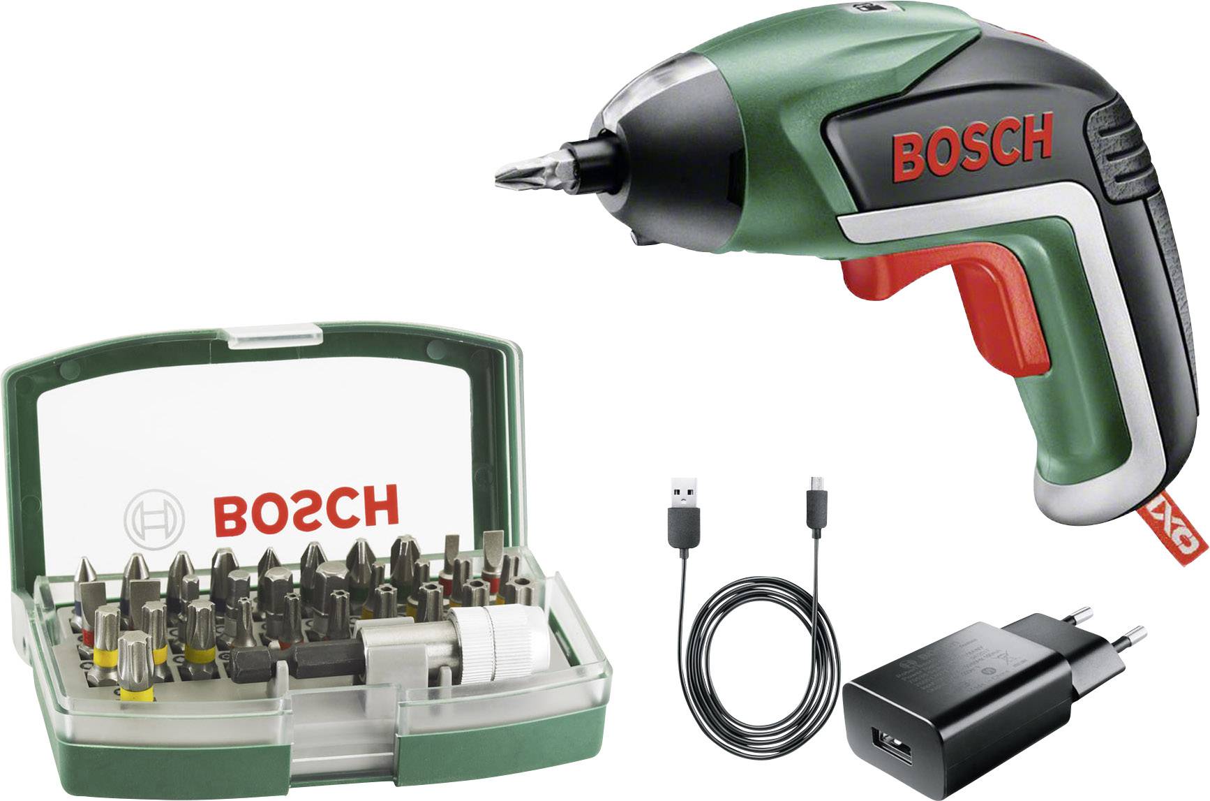 Visseuse sans fil Bosch Home and Garden IXO V 06039A800S + batterie, + accessoires