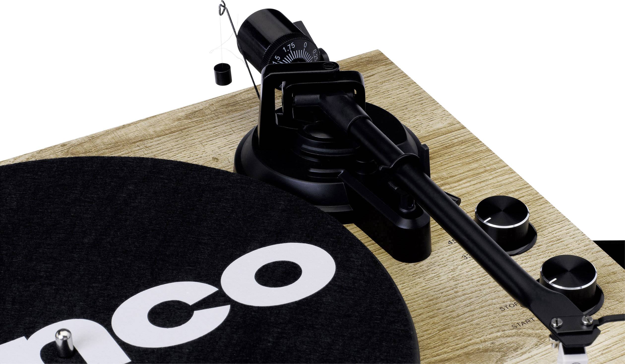 Lenco LBT-188 Platine USB entraînement par courroie pin