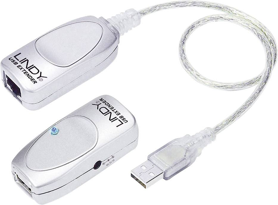 LINDY USB Cat. 5 Extender bis 50m Extendeur USB câble réseau RJ45 50 m