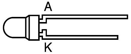 Kingbright L934EC LED rouge rond 3 mm 20 mcd 50 ° 20 mA 2 V