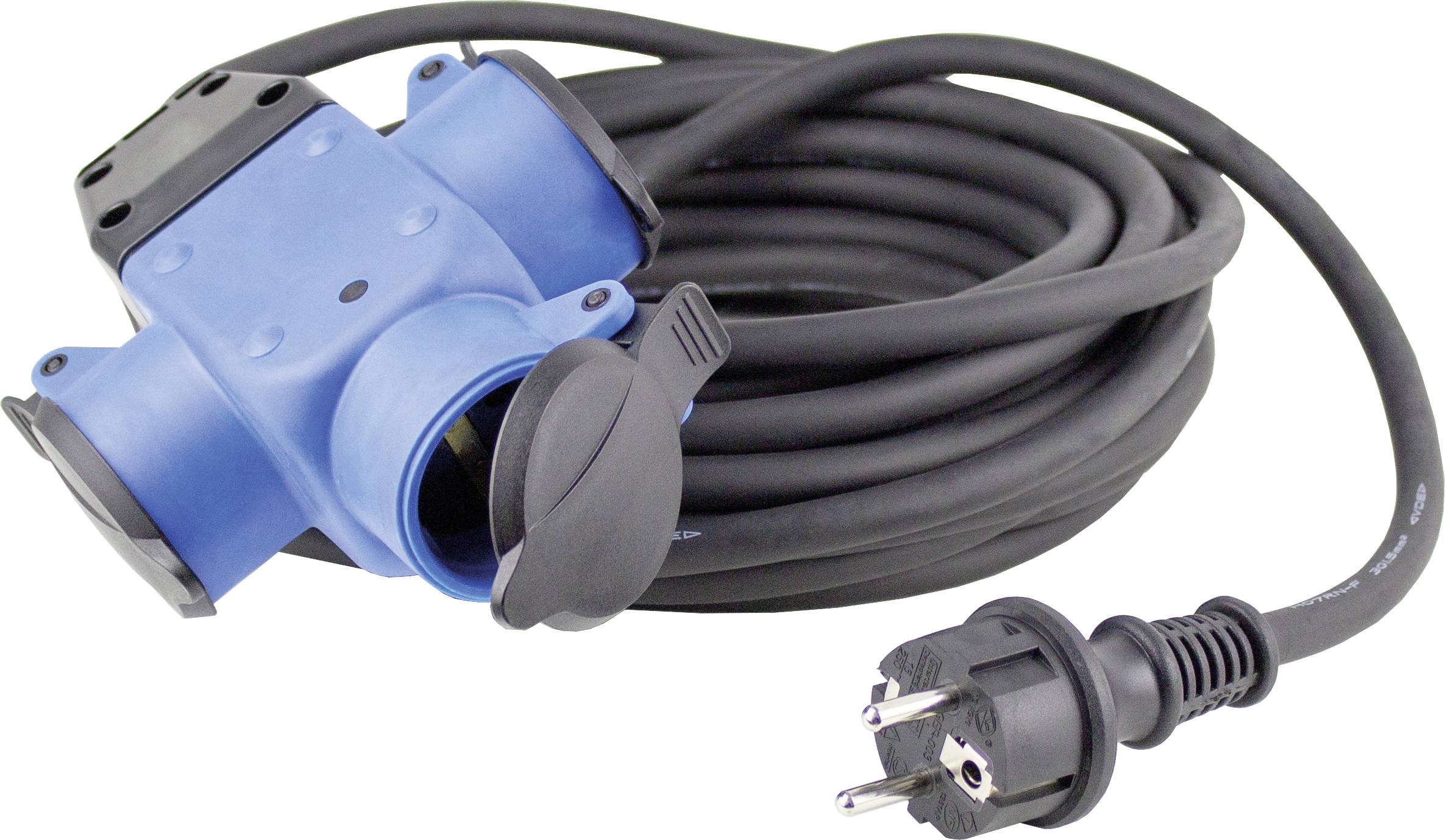 AS Schwabe 62058 alimentation Rallonge 16 A noir 4.50 m H07RN-F 3G 1,5 mm²