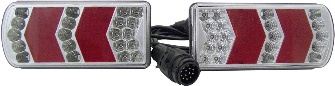 Berger & Schröter Kit d'éclairage pour remorque 13 pôles clignotant, feu arrière, éclairage de plaque minéralogique, feu de recul