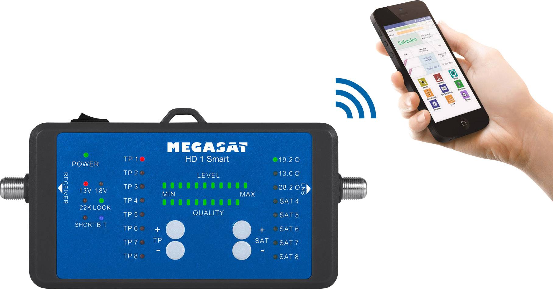 MegaSat HD 1 smart Kit de localisation SAT