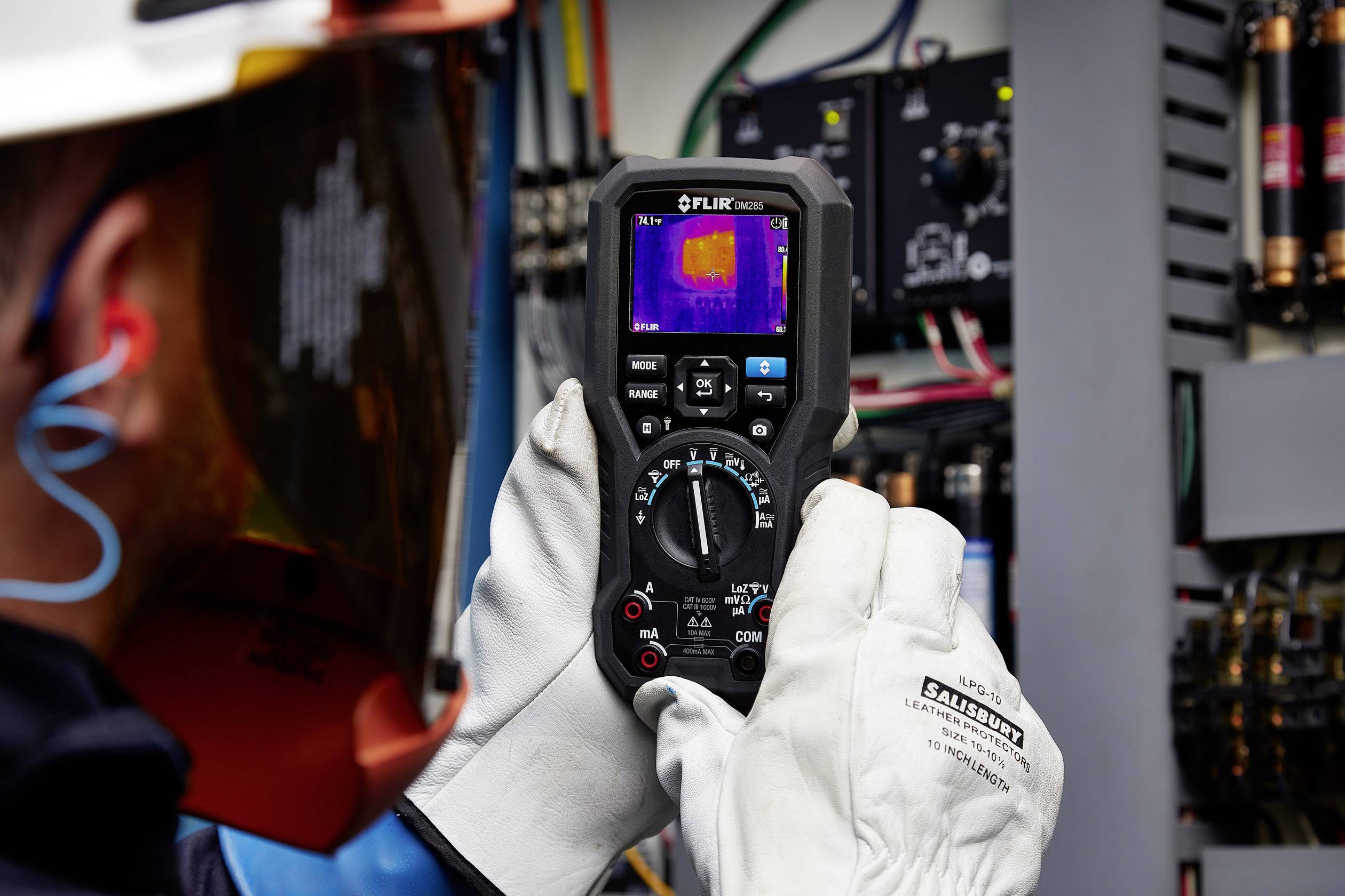 FLIR DM285-FLEX-KIT Multimètre numérique écran graphique, caméra thermique intégrée CAT III 1000 V, CAT IV 600 V
