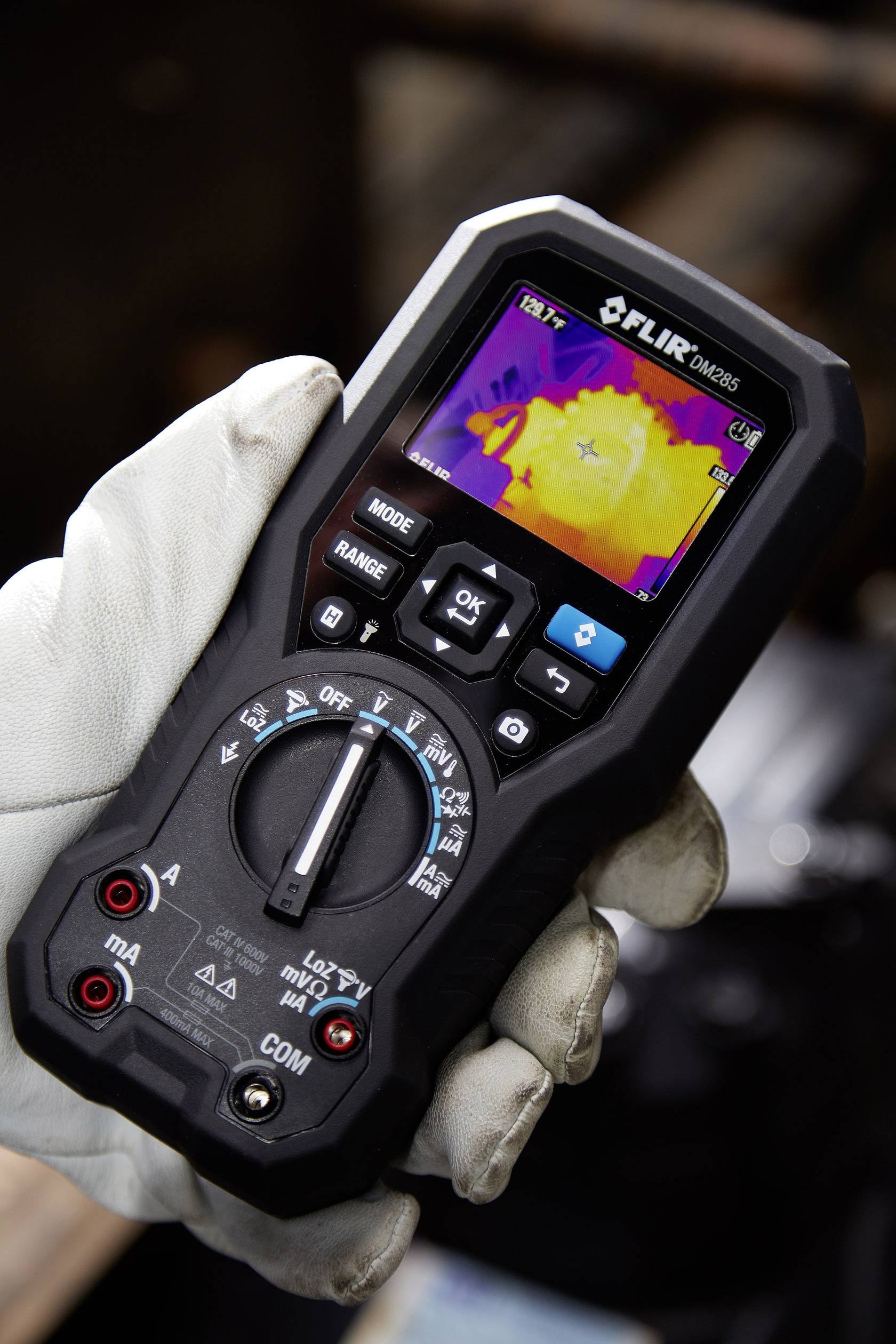 FLIR DM285-FLEX-KIT Multimètre numérique écran graphique, caméra thermique intégrée CAT III 1000 V, CAT IV 600 V