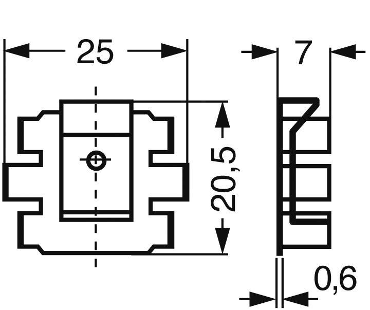 Dissipateur thermique Fischer Elektronik FK 220 SA-220 10034978 TO-220 25 K/W (L x l x H) 25 x 20.5 x 7 mm