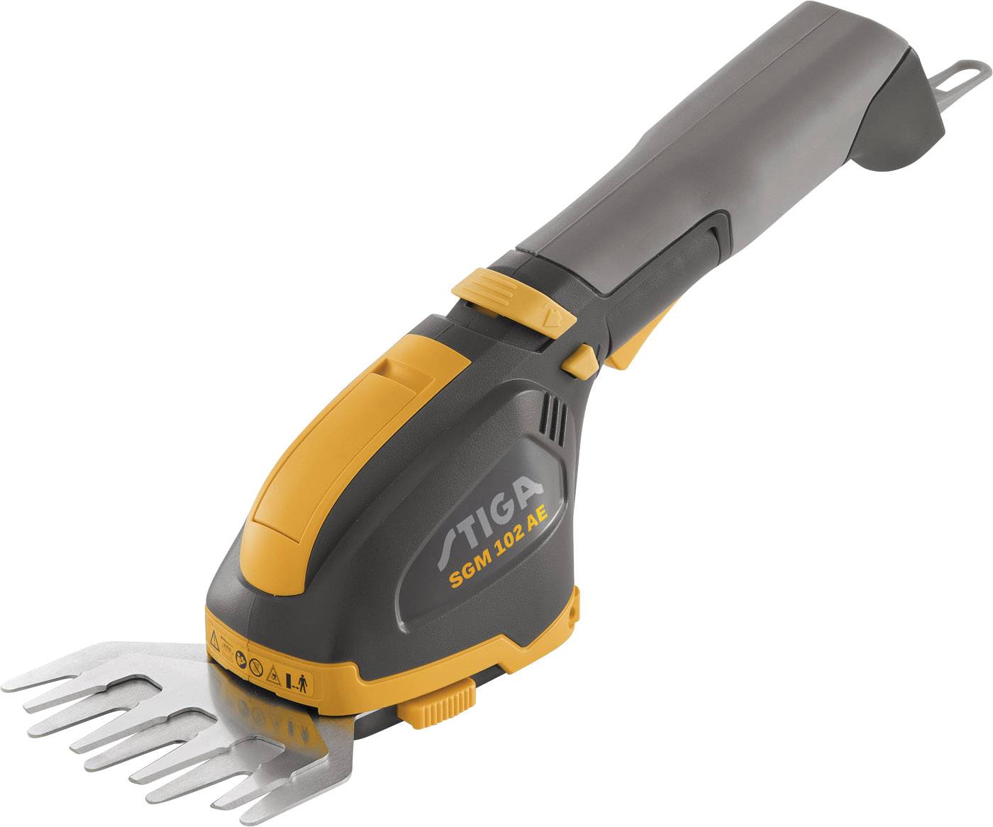 STIGA SGM 102 AE sans fil Cisaille à gazon, Sculpte-haie avec batterie, avec accessoires 10.8 V
