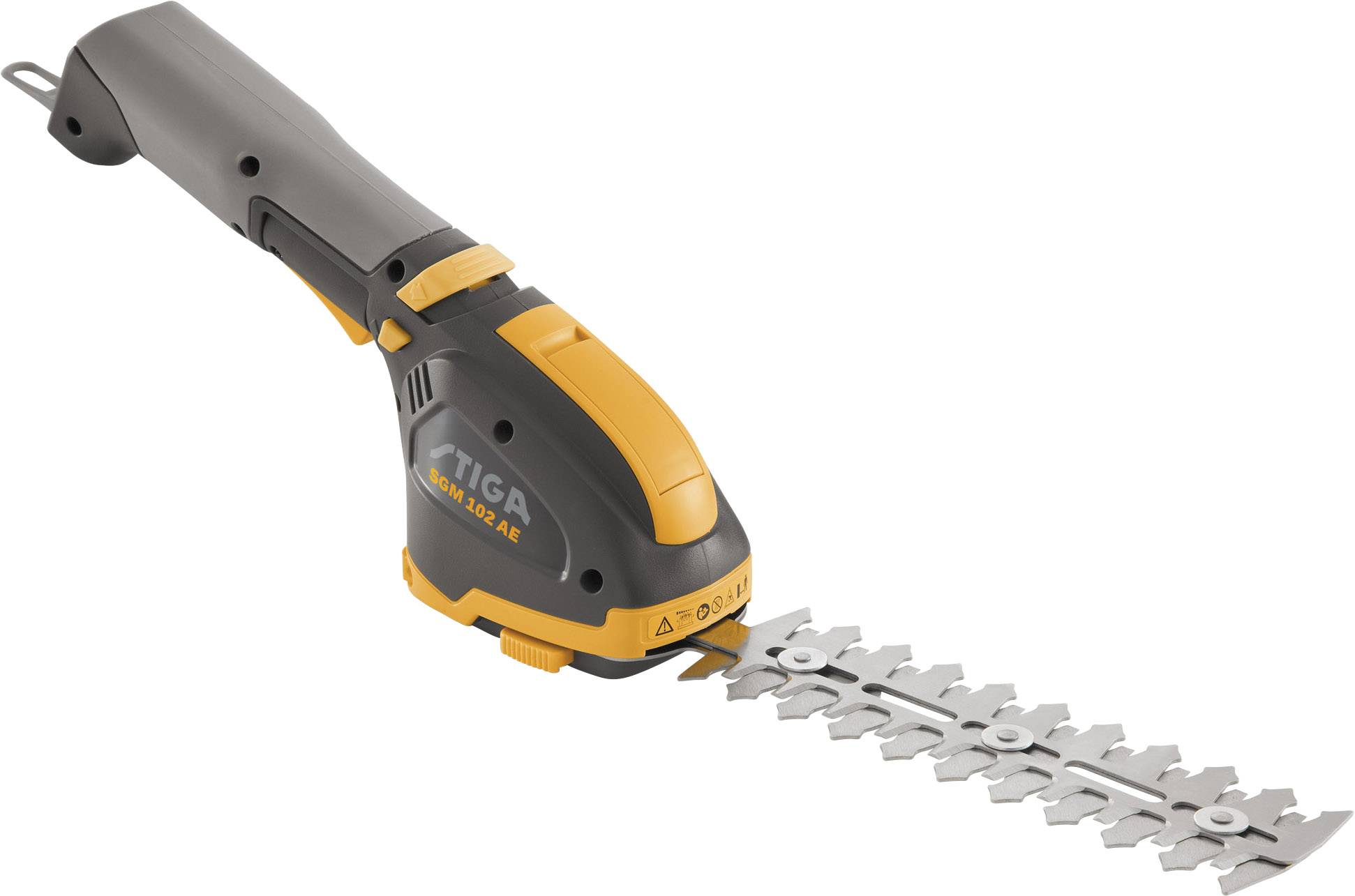 STIGA SGM 102 AE sans fil Cisaille à gazon, Sculpte-haie avec batterie, avec accessoires 10.8 V