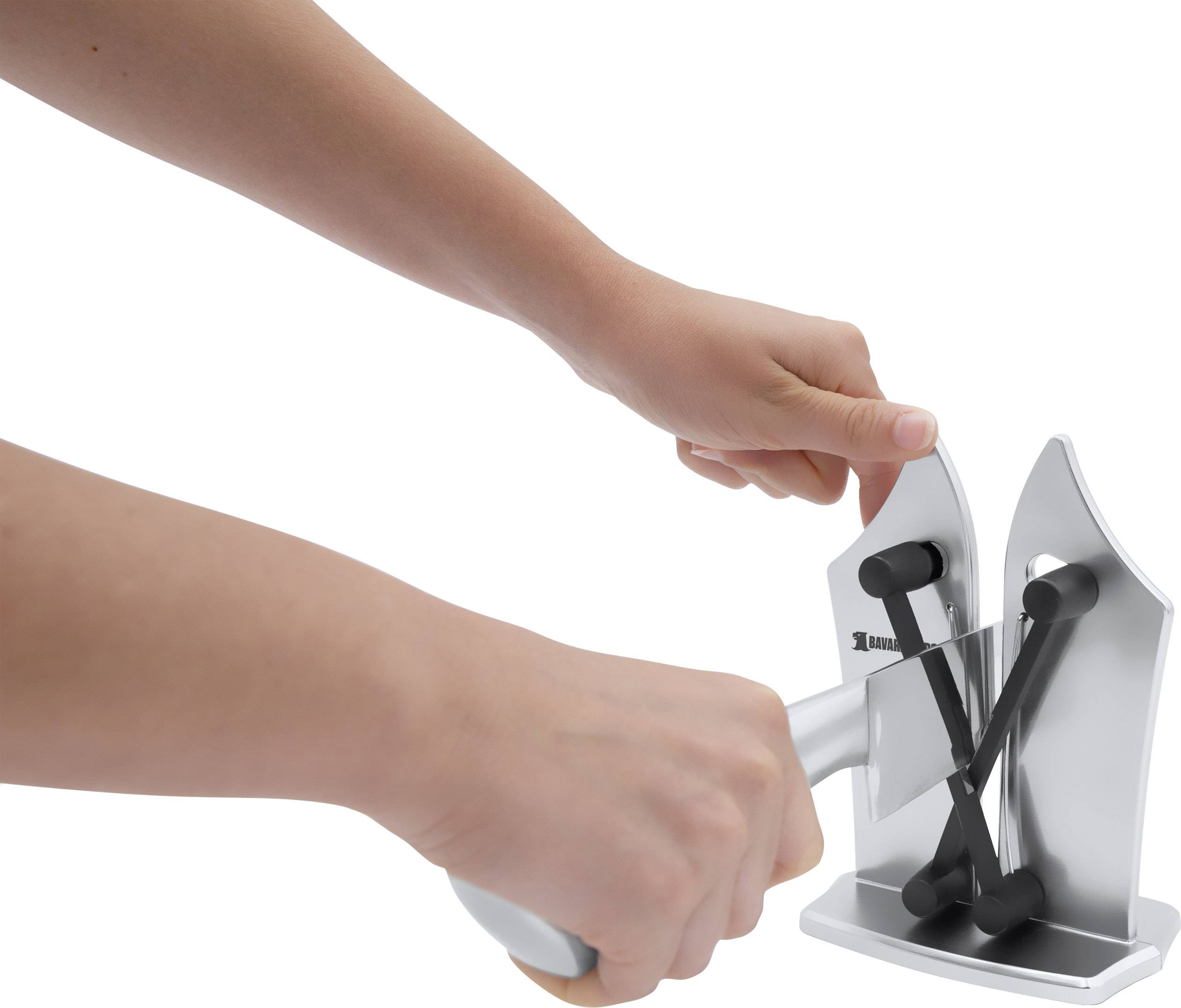 MediaShop Bavarian Edge M17471 Affûteur de couteaux argent (mat)