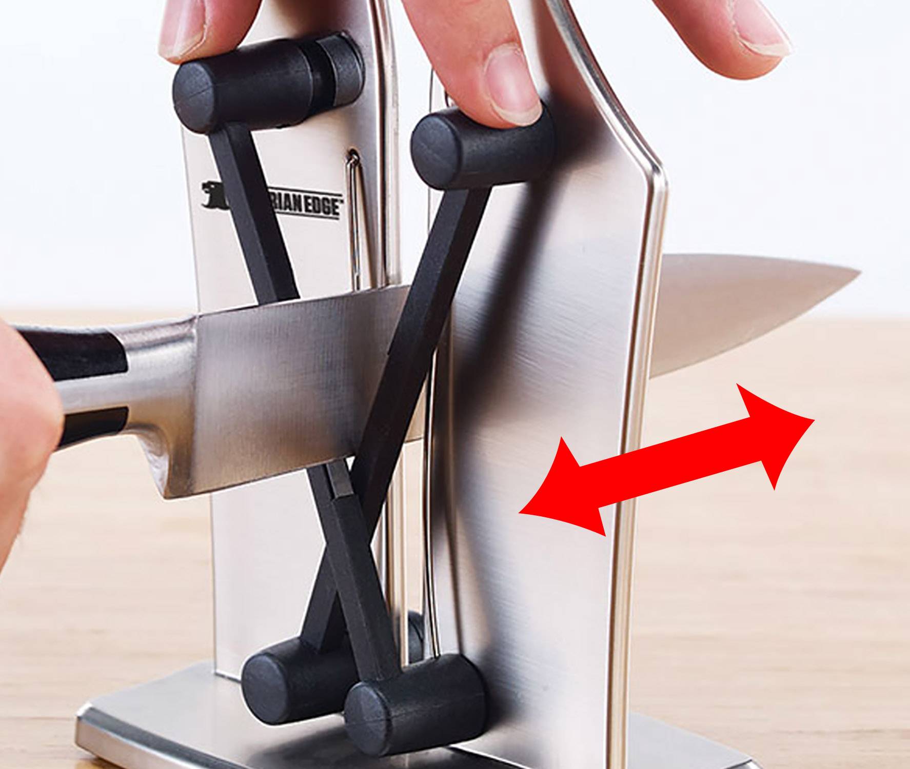 MediaShop Bavarian Edge M17471 Affûteur de couteaux argent (mat)