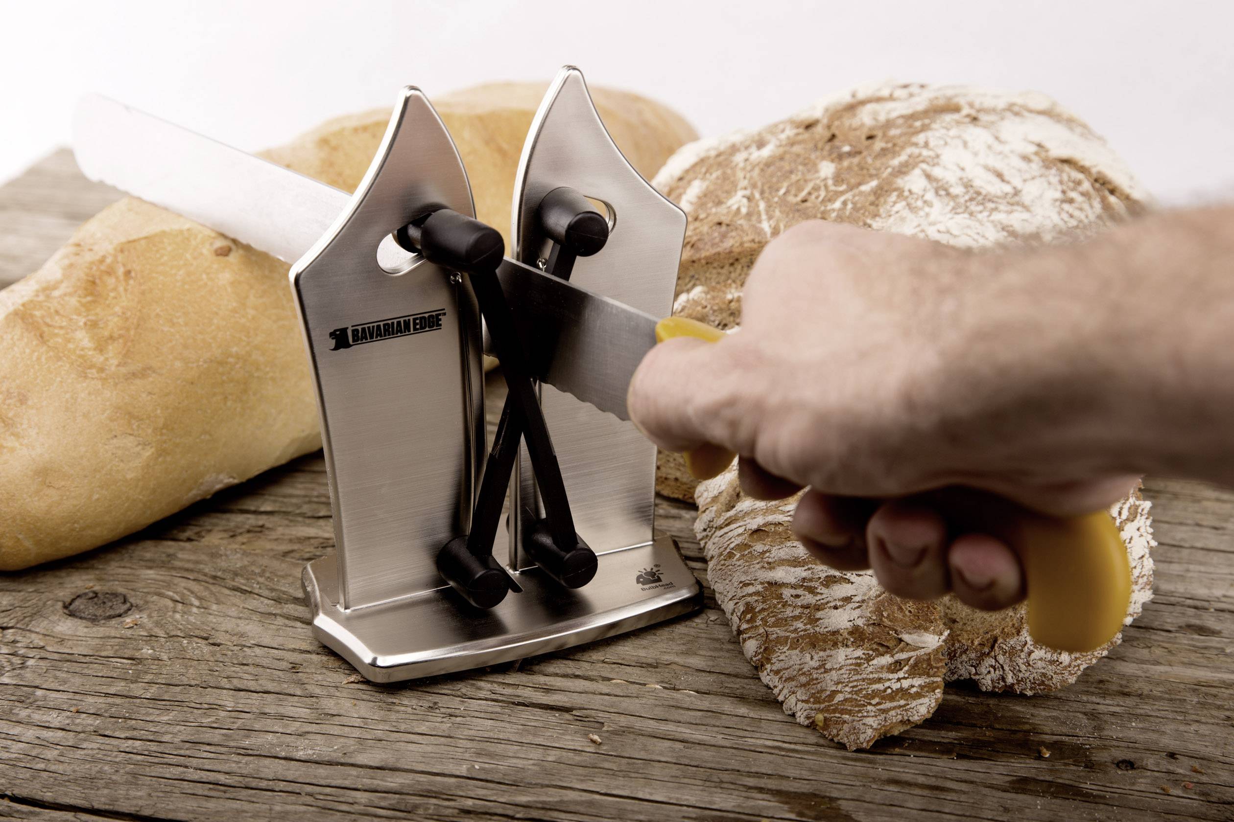 MediaShop Bavarian Edge M17471 Affûteur de couteaux argent (mat)