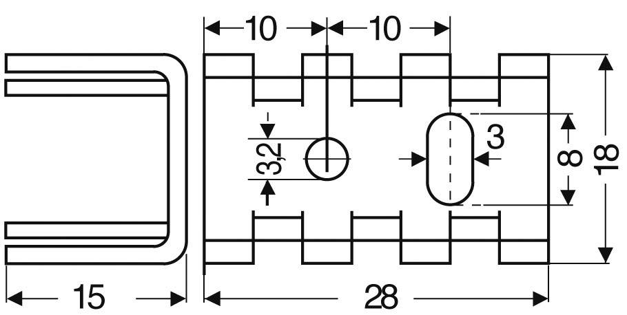 Dissipateur thermique Fischer Elektronik FK 234 SA L2 10035011 SOT-32, TO-220 16 K/W (L x l x H) 25 x 18 x 15 mm