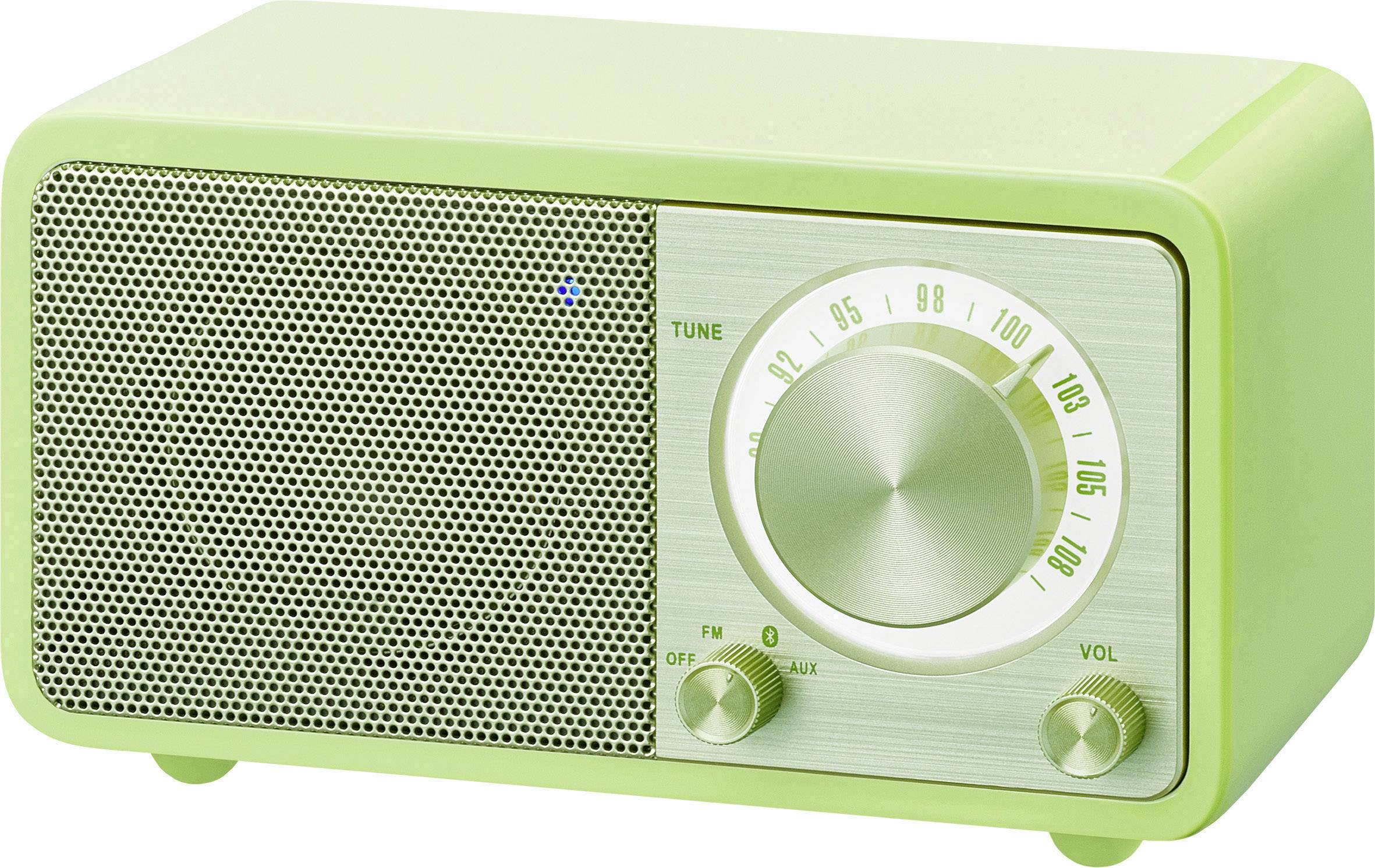 Sangean WR-7 Genuine Mini Radio de table FM Bluetooth rechargeable vert