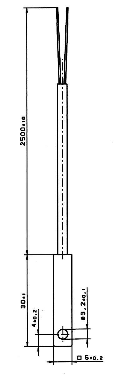 Yageo Nexensos 30504002 W-SZK(0) PT1000 Platine capteur de température -20 à +100 °C 1000 Ω 3850 ppm/K